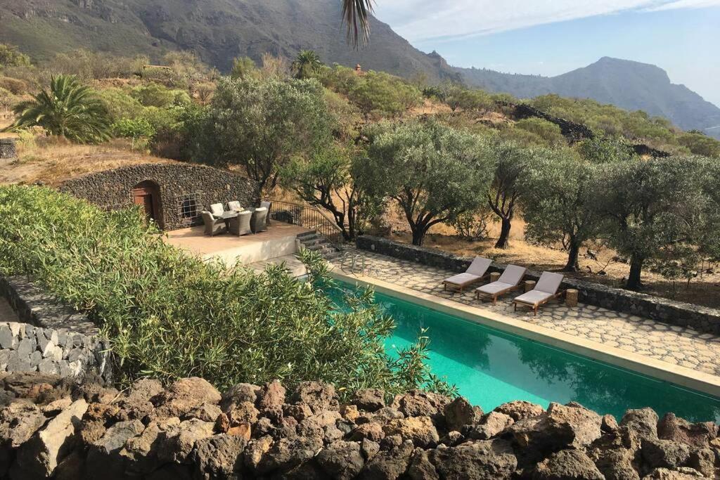 Luxury Villa In Nature With Swimming Pool Tenerife, Santiago Del Teide, With Sea And Mountain Views El Retamar المظهر الخارجي الصورة